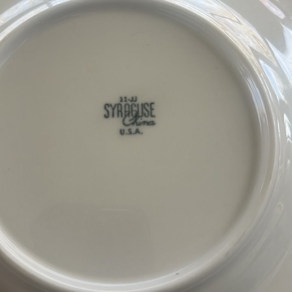 Vintage Syracuse China Salad Plates Set of 6 - Picture 5 of 5